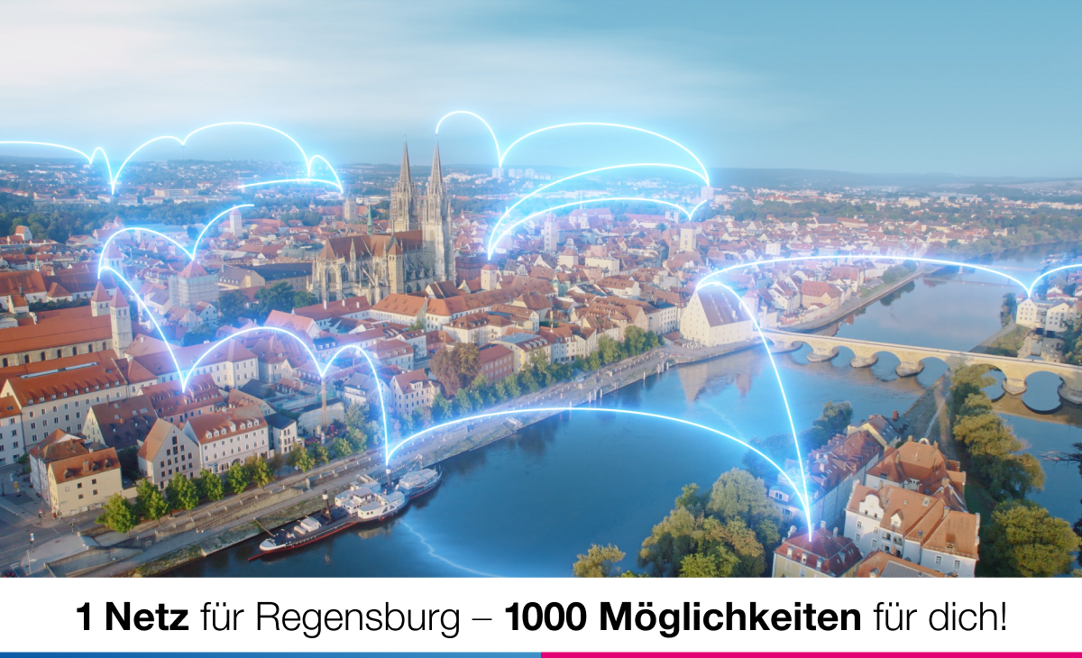 Gemeinsamer Glasfaserausbau in Regensburg